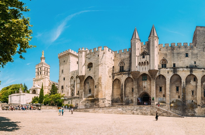 Popes Palace i Avignon, Provence i Frankrig