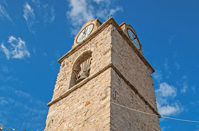 Kirketårn i Greoux-les-Bains, Provence i Frankrig