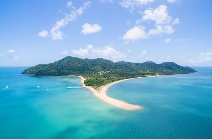 Udsigt til Dunk Island - Queensland i Australien