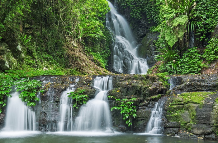 Vandfald i Lamington National Park, Queensland i Australien