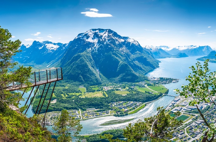 Rampestreken udsigtsplatform Romsdalstrappa Norge