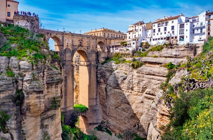 Broen Puente Noevo i byen Ronda, Andalusien