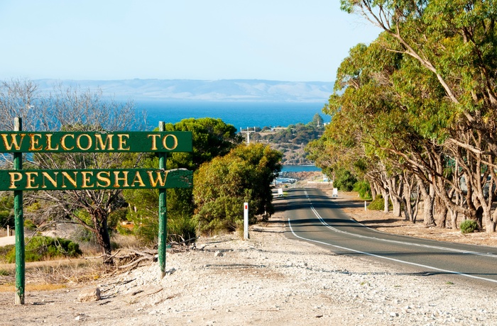 Kystbyen Penneshaw på Kangaroo Island - South Australia