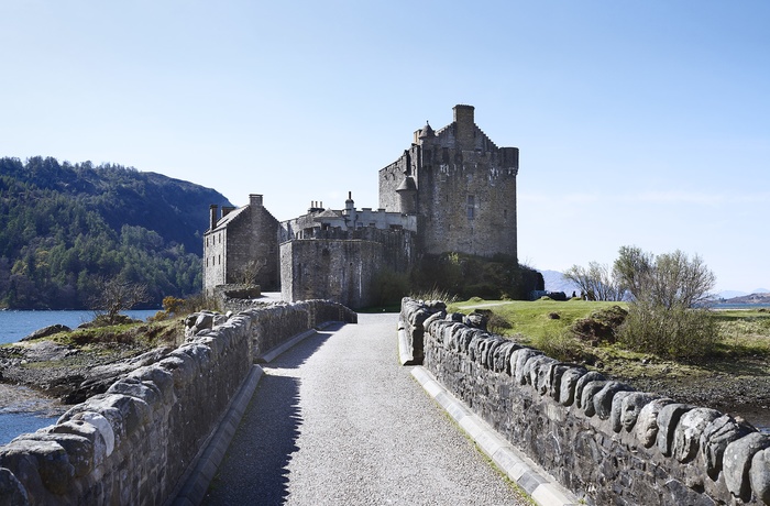 Borgen Eilean Donan i Skotland tæt på Isle of Skye - foto: Per Joe Photography