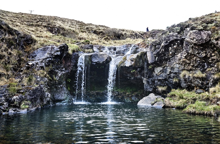 Fairy Pools på Isle of Skye, Skotland 