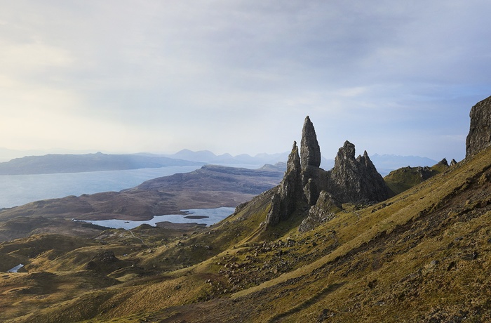 Old man of storr i morgendis på Isle of Skye, Skotland - Foto: Per Joe Photography