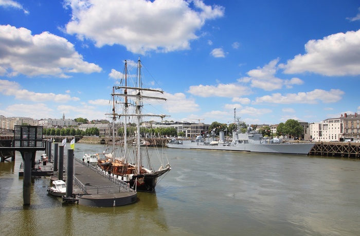 Havnen i Saint Nazaire, det nordvestlige Frankrig