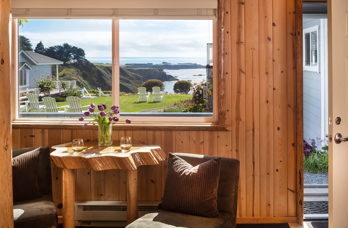 Sea Rock Inn, Cottage 6 og havudsigt