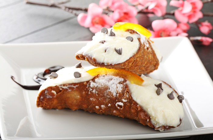 Cannoli - populær dessert på Sicilien