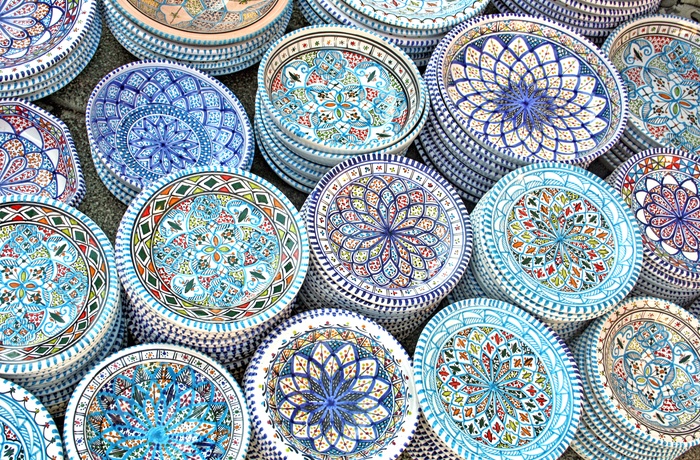 Siciliansk keramik i Caltagirone 