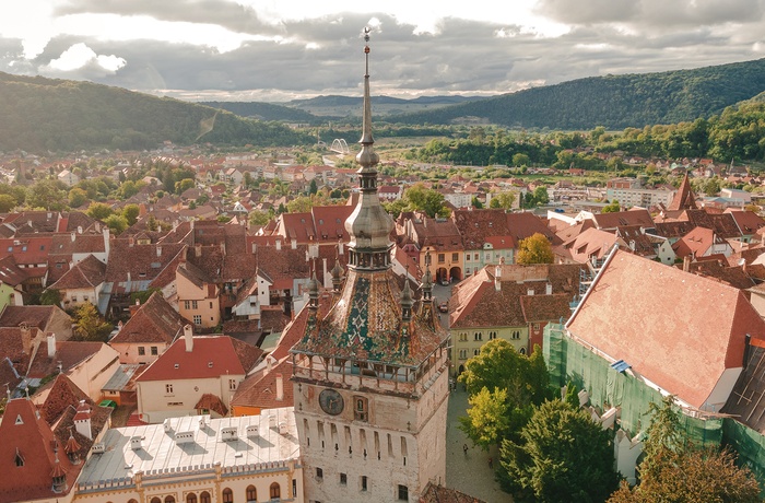 Sighisoara - UNESCO middelalderby i Rumænien