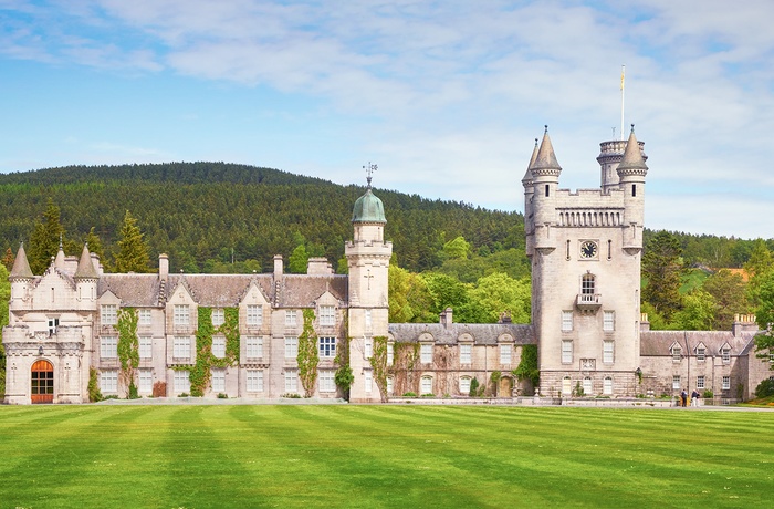 Balmoral Castle i Aberdeenshire, Skotland