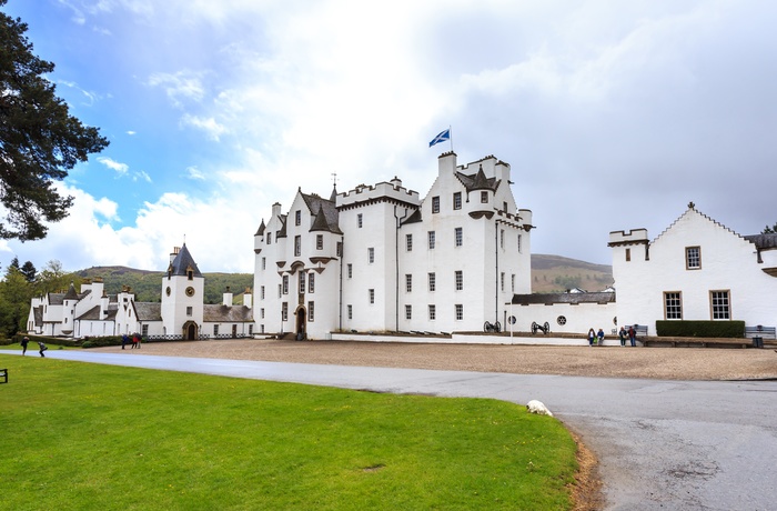 Slottet Blair Castle, Perthshire i Skotland