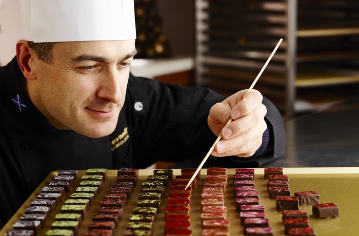 Iain Burnett og hans verdensberømte chokolade fra Highland Chokolatier i Aberfeldy, Skotland