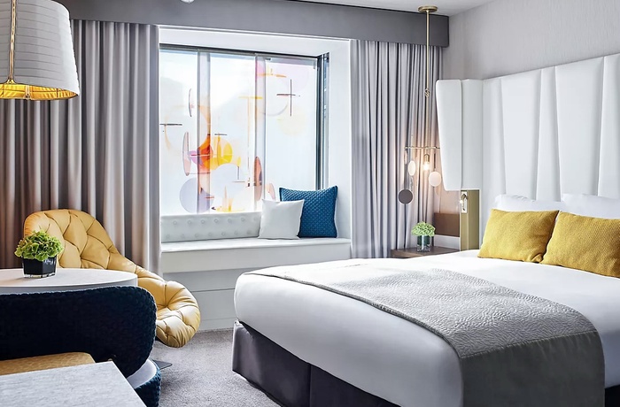 Sofitel Munich Bayerpost i München i Sydtyskland - Dobbeltværelse