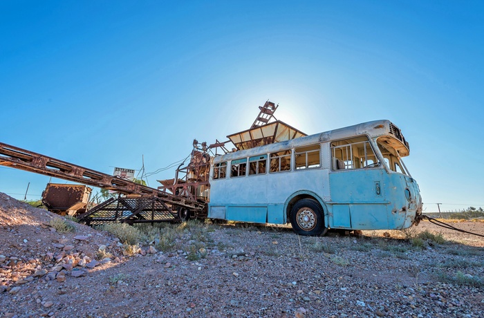 Mineudstyr i Coober Pedy i South Australia