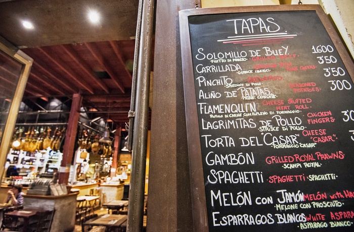 Tapas-bar i Spanien