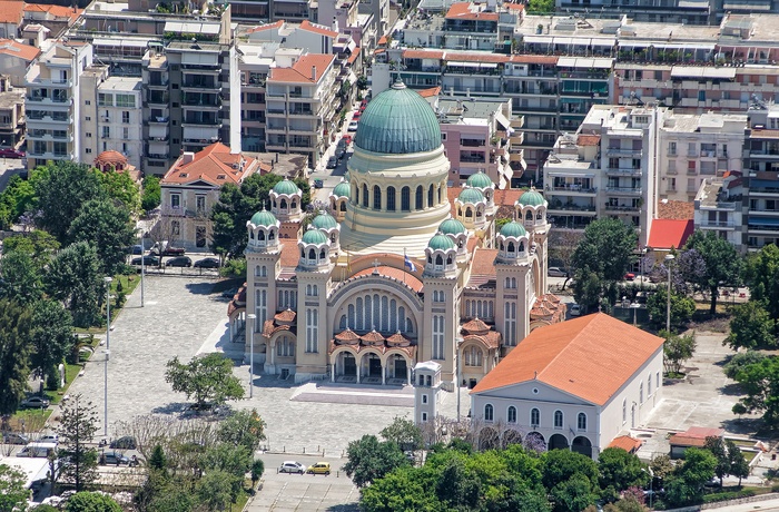 St. Andrew katadralen / Agios Andreas basilikaen i Patras på Peloponnes - Grækenland