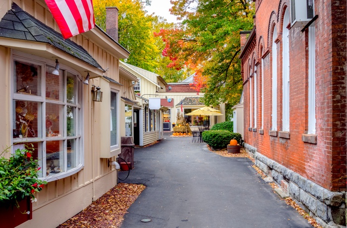 Stockbridge i the Berkshires i Massachusetts New England, USA