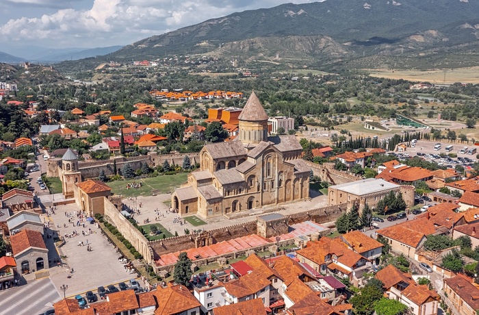 Svetitskhoveli-katedralen i Mtskheta - Georgien