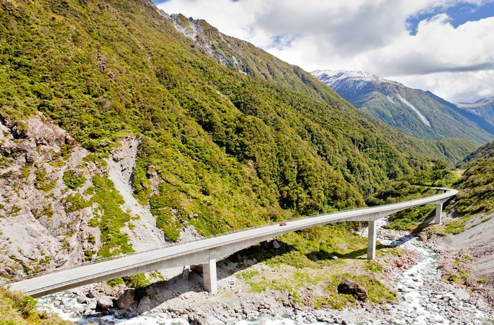 Arthurs Pass på Sydøen, New Zealand