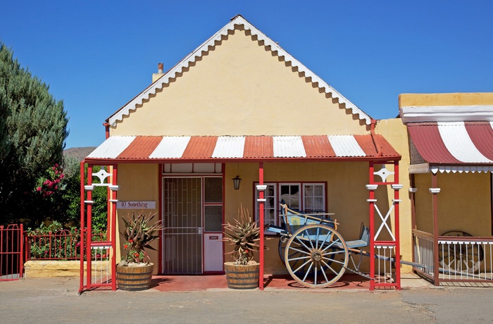 Gammelt hus i Cradock, Sydafrika