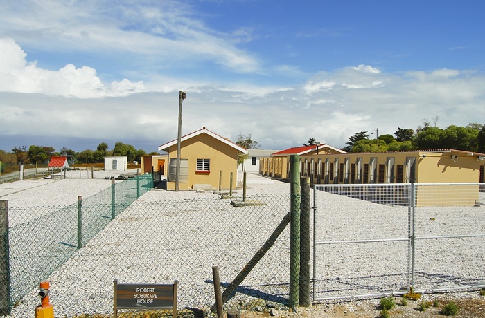 Barakker på fængselsøen Robben Island, Sydafrika