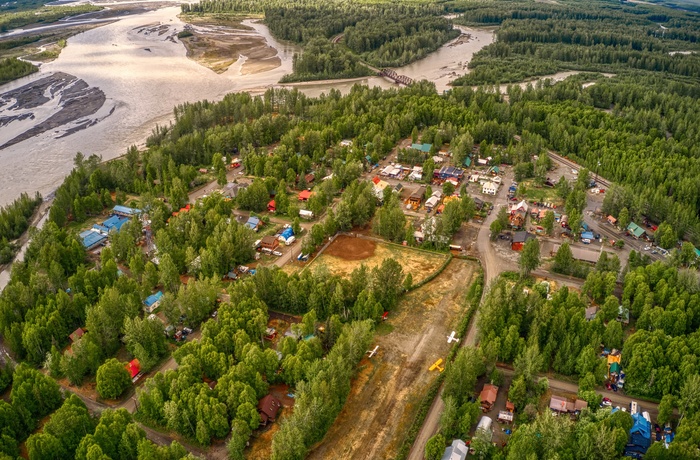 Byen Talkeetna nord for Anchorage, Alaska