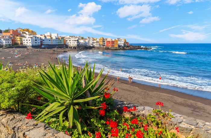 Lavastrand ved Puerto de la Cruz, Tenerife