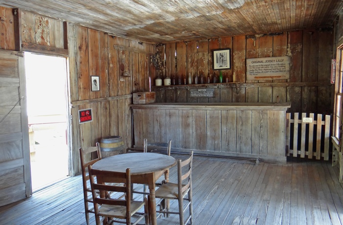 Roy Bean museum i Langtry i sydvest Texas, USA