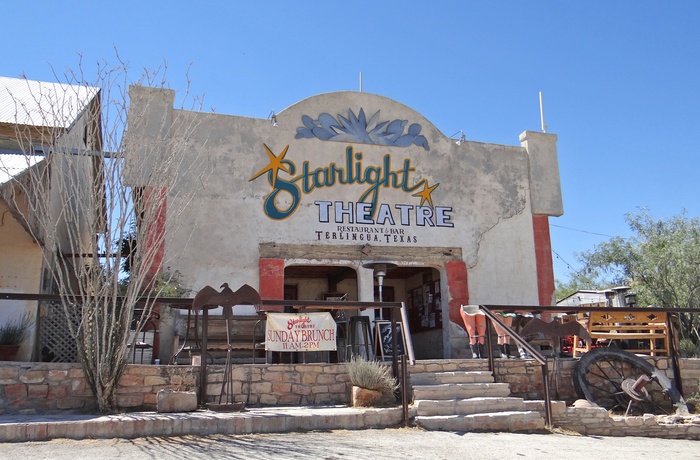 Spøgelsesbyen Terlingua Ghost Town i Texas, USA