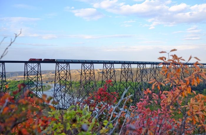 The High Level Bridge i Lethbridge - Alberta i Canada