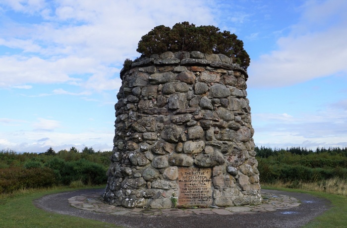 Til minde om slaget ved Culloden Moor, Inverness Skotland