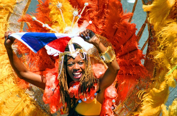 Ung kvinde til Caribana Parade i Toronto, Canada
