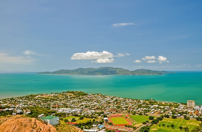 Udsigt til Magnetic Island fra Townsville