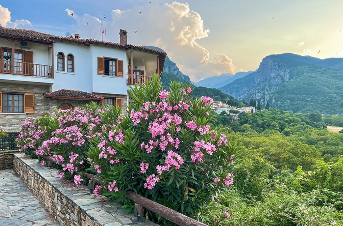 Traditionelt stenhus i Litochoro - Gækenland
