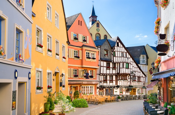 Byen Bernkastel-Kues i Mosel, Tyskland