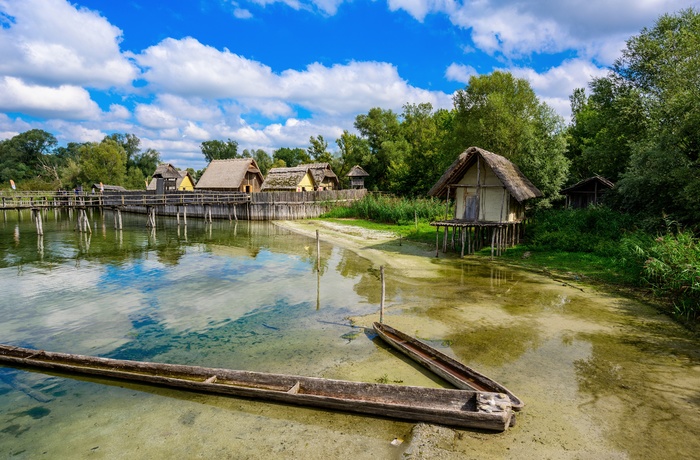 Pælehuse ved Uhldingen, Bodensee i Sydtyskland