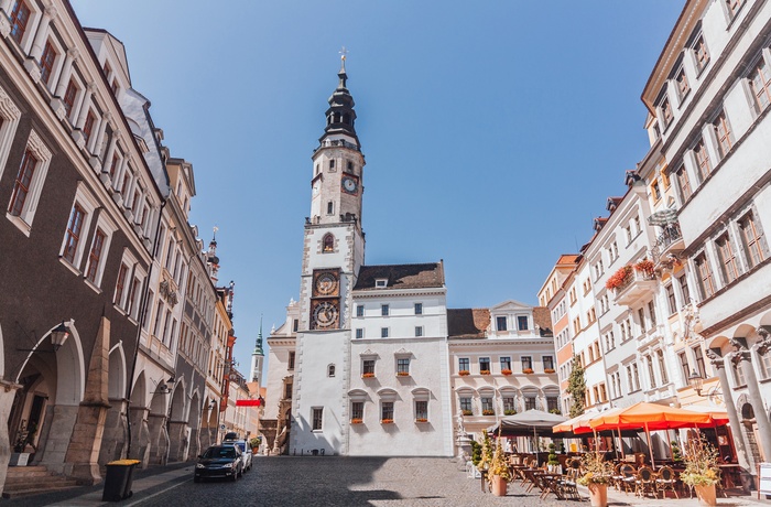 Bytorv i byen Görlitz, Midttyskland