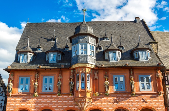 Bygningen Kaiserworth i centrum af Goslar, Nordtyskland