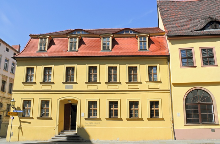 Komponisten George Frideric Handel´s hus i Halle, Tyskland