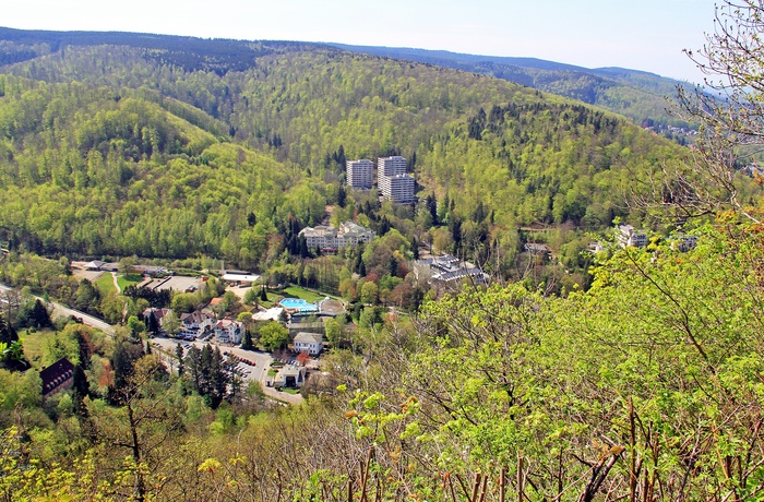 Kurbyen Bad Harzburg i Harzen, Tyskland