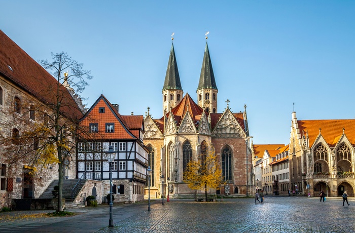 Middelalderbyen Braunschweig i Harzen, Tyskland