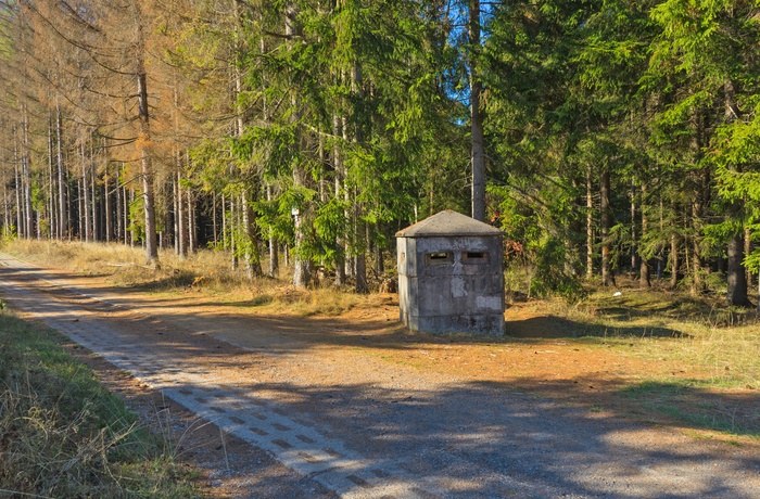 Gammel grænseovergang i Harzen, Tyskland