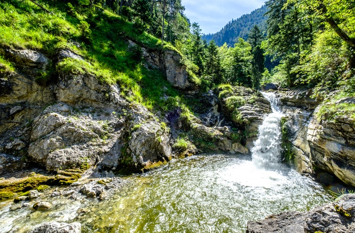 Kuhflucht vandfaldene i Bayern, Sydtyskland