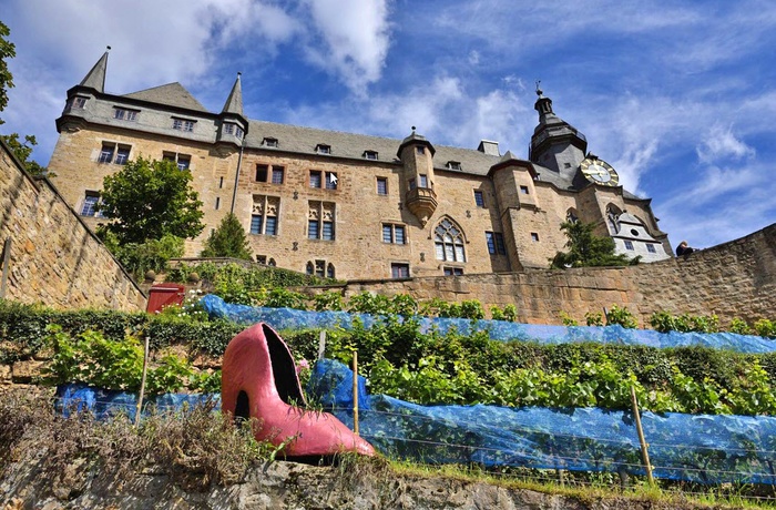 Marburg, slot og sko fra eventyr af Grimm, Midttyskland