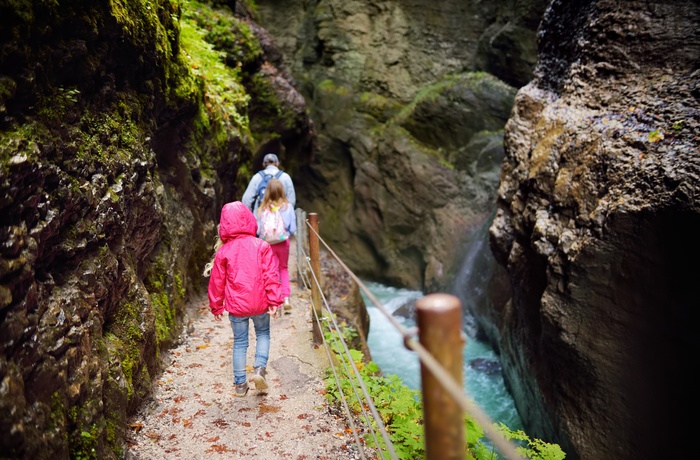 Partnachklamm-kløften i Bayern, Sydtyskland