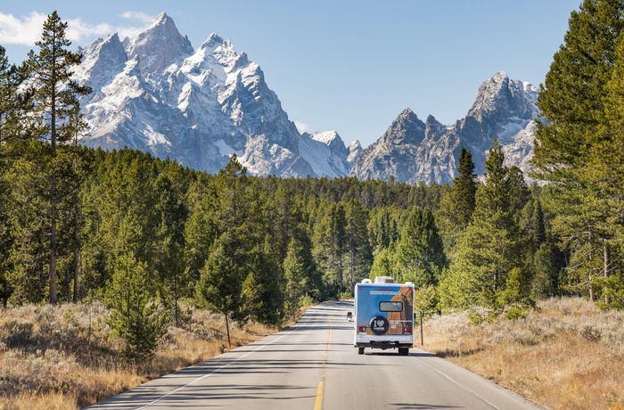 Cruise America Motorhome i Alaska, USA