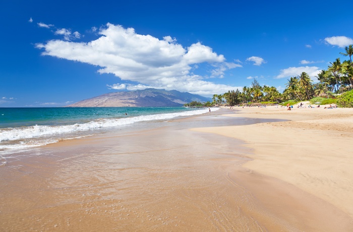 Stranden Kamaole Beach på øen Maui - Hawaii i USA