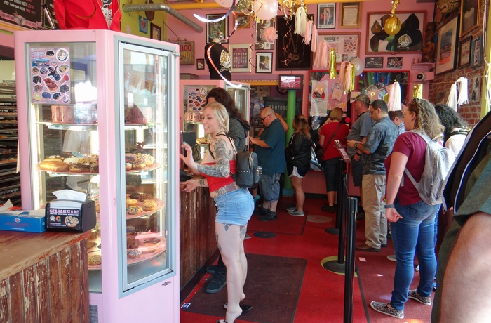 Voodoo Doughnut i Portland - Oregon i det vestlige USA